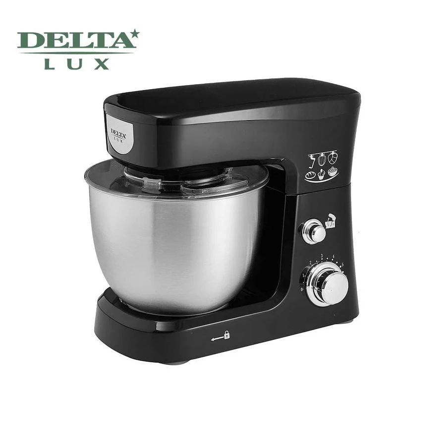Миксер DELTA LUX DE-7900Р 1000 Вт чаша 3.5 л планетарный черный |