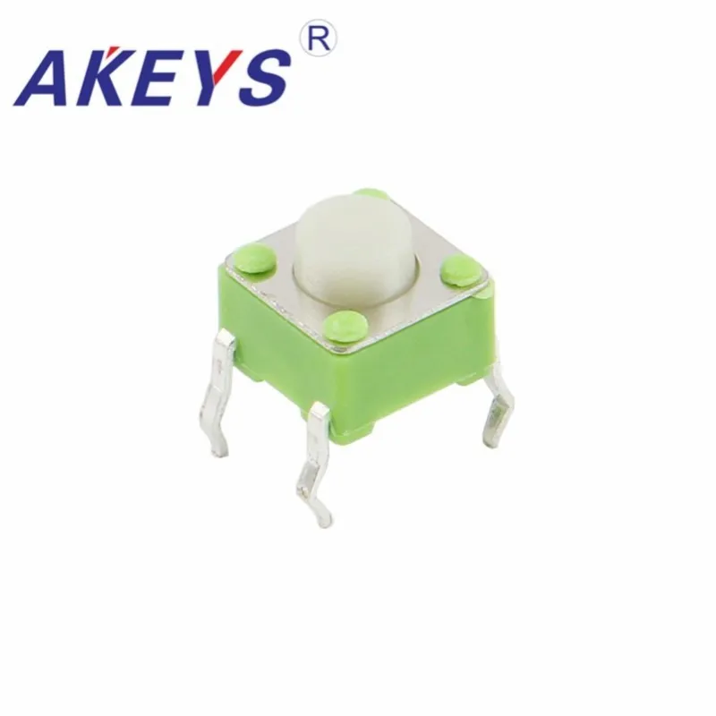 10 шт. TS-D001 6*6 многоцветный световой сенсорный переключатель мгновенный