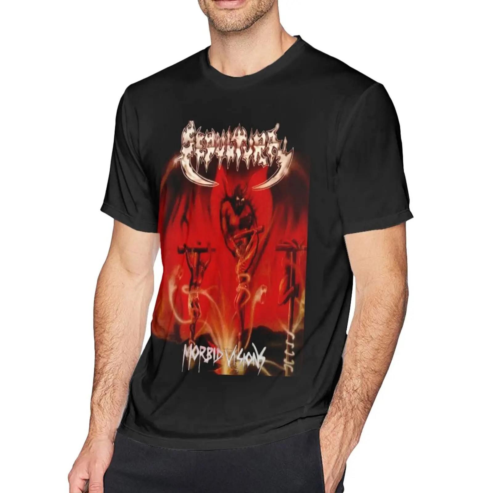 

Мужская футболка Sepultura Morbid Visions sarкофago, женские футболки для мужчин, аниме блузка, мужские футболки