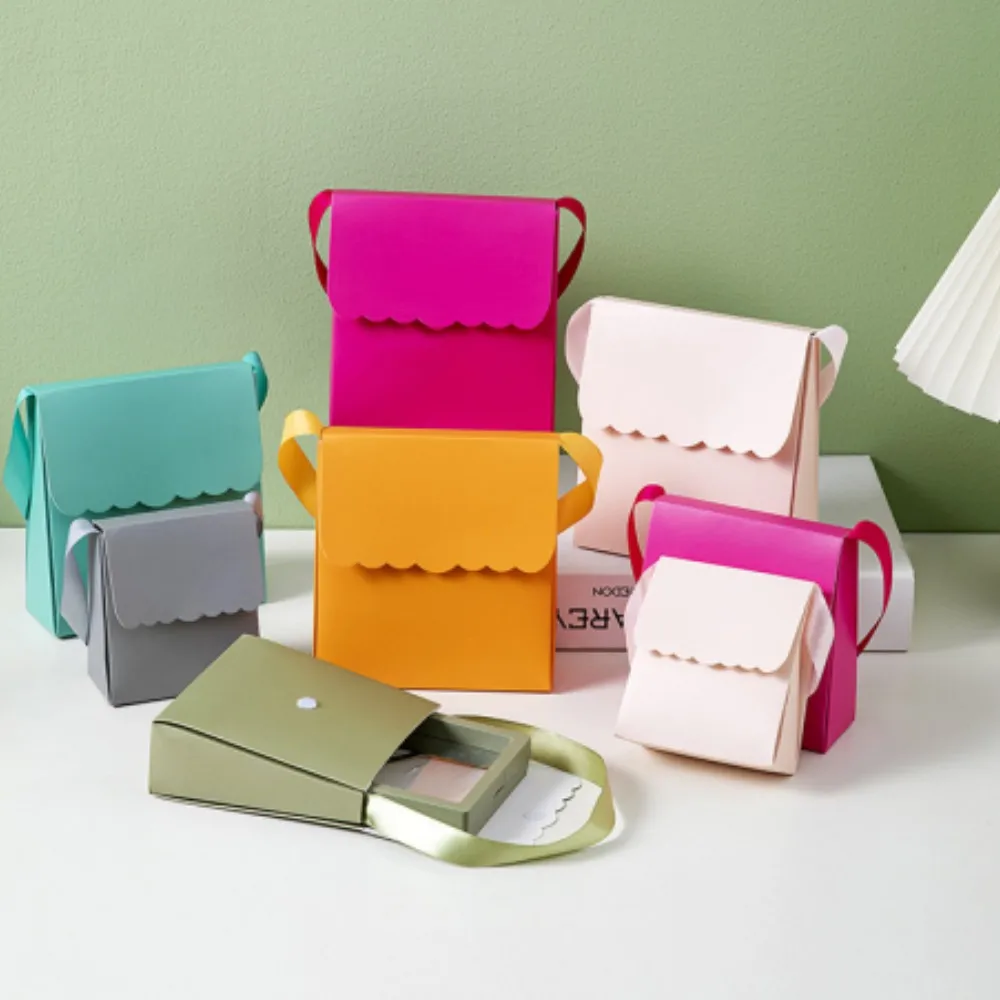 1 шт. бумажная коробка для упаковки ювелирных изделий 7x7x2 см