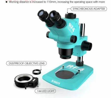 Регулируемый тринокуляр Rf4 RF-6565TV 7050TV 7-50X 6 5-65X