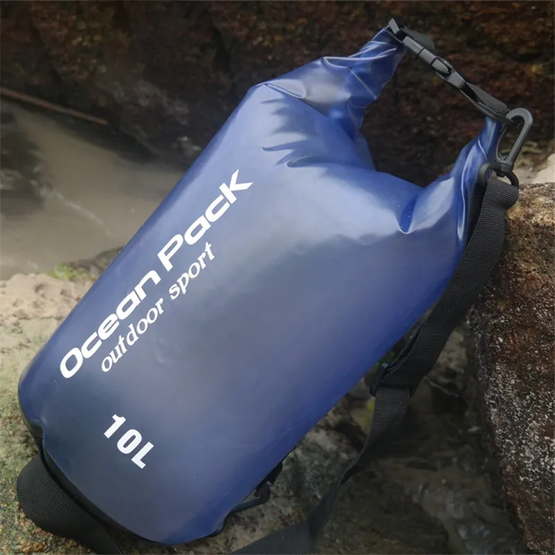 Outdoor Waterproof Dry Backpack Water Floating Bag Roll Top Sack for Kayaking Rafting Boating River Trekking Swimming Pool Kayak