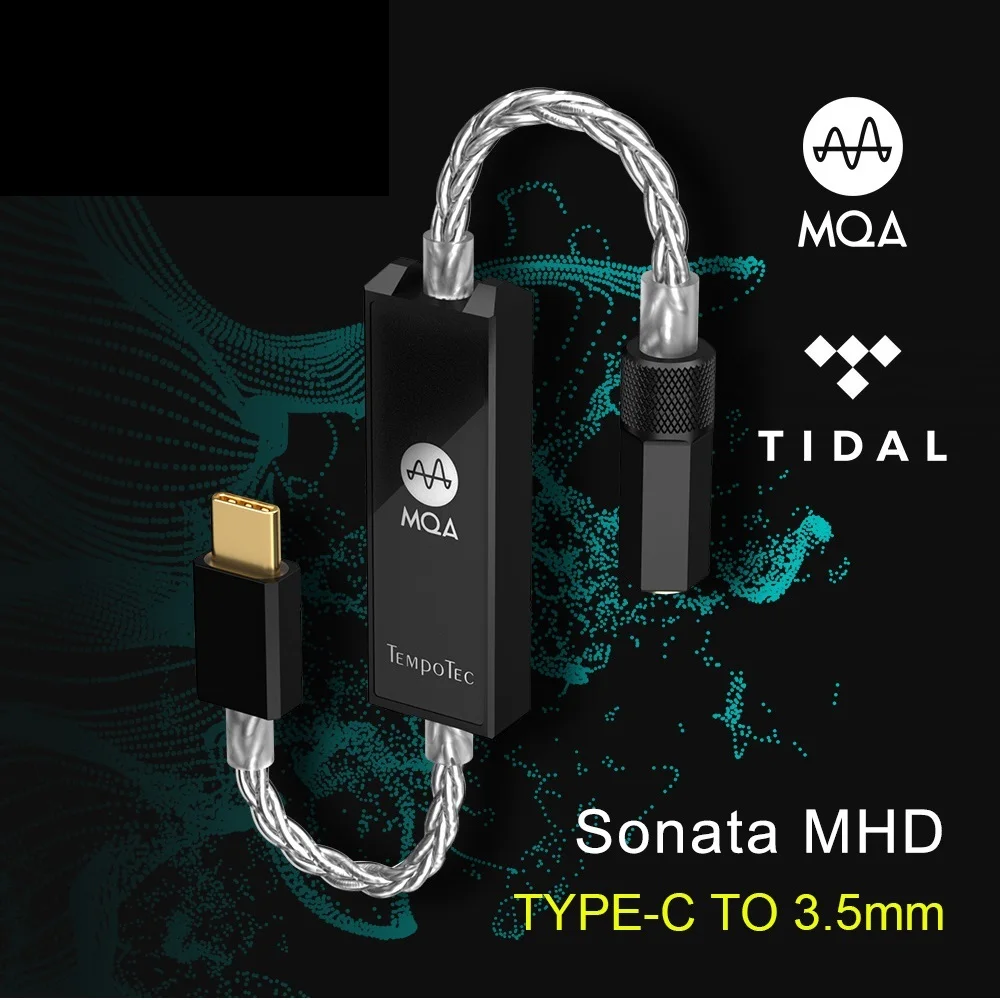 

Top Sonata MHD MQA 8X TIDAL Headphone Amplifier Decoding ES9281 Dongle USB DAC DSD128 TYPE-C TO 3.5MM For Android Mac Win10