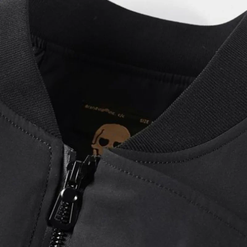 Куртка-бомбер мужская в стиле панк функциональное пальто на молнии рабочая