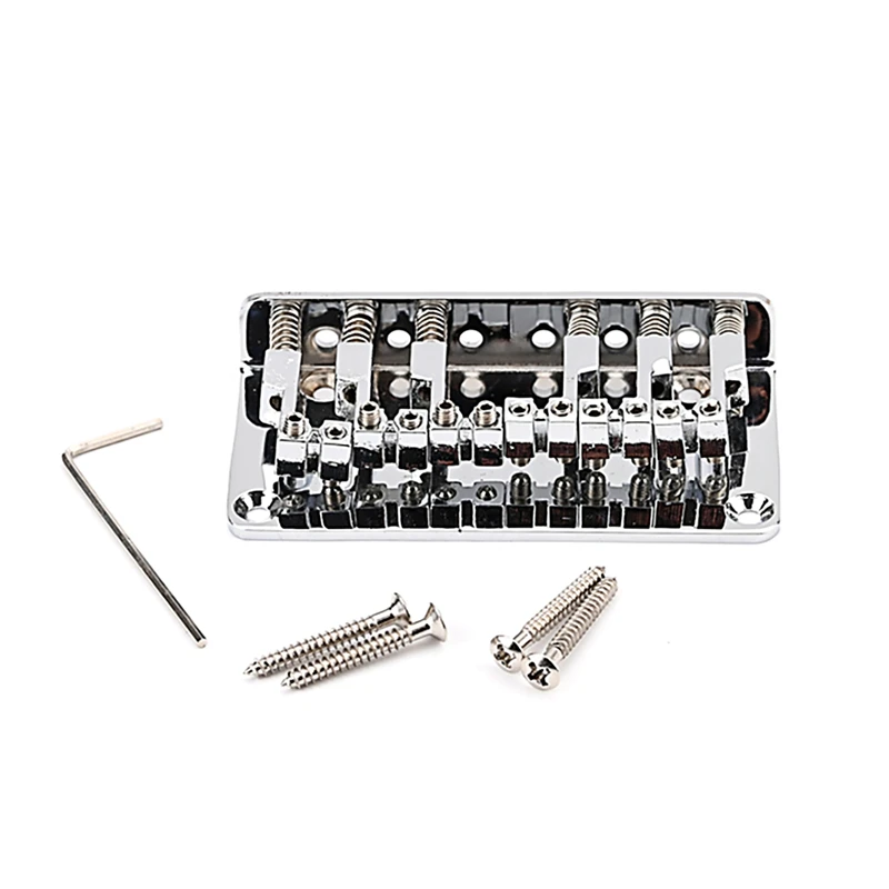 

6-струнное седло, мост для электрогитары, Заглушка с L-образным ключом, винтами, мостом для гитары, аксессуары