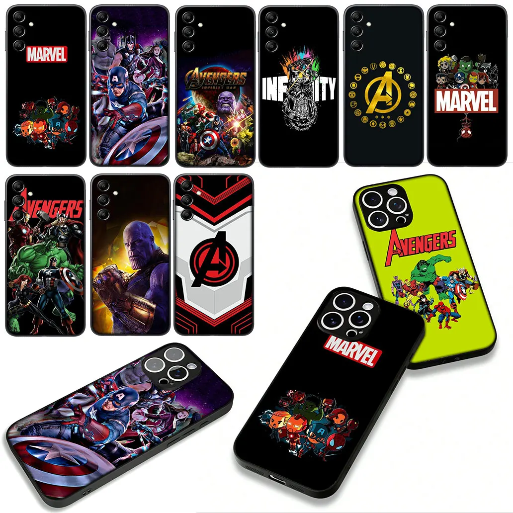 Чехол Marvel Avengers Thanos Super Hero для Xiaomi Redmi Note 14 13 12 13C 14C 12C 8 Pro Plus + 9C NFC 9A Note14