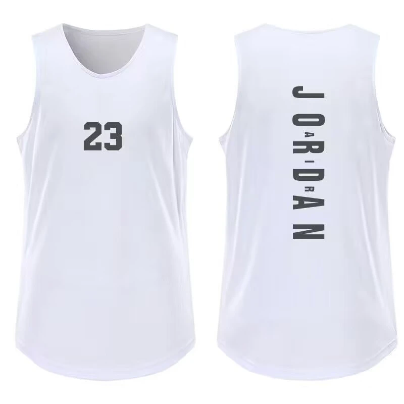 Summer Men's Sports Vest Men's Basketball Vest Sports Vest Sleeveless Men's Basketball Uniform Men's Sleeveless Ball Uniform