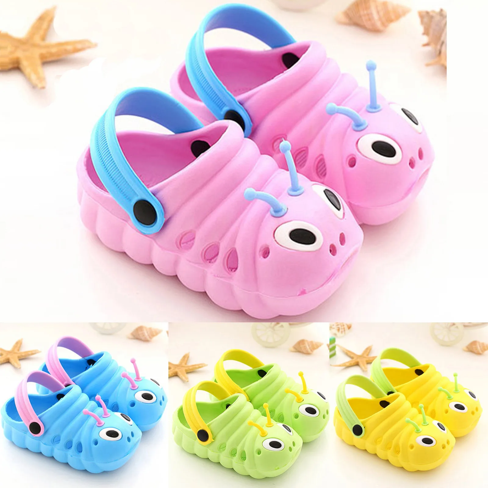 2022 Модные детские туфли роскоши Летние мальчики девочки Милые карикатурные сандалии Детские водонепроницаемые пляжные сандалии Детские тапочки