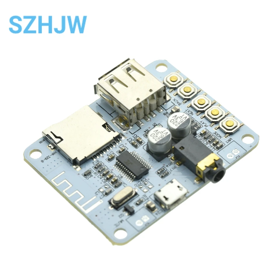 Плата аудиоресивера Bluetooth с USB-разъемом для TF-карты декодирование