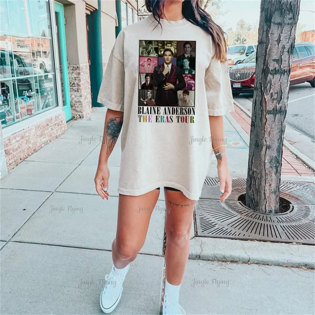 Женская футболка Blaine Anderson The Eras Tour Tee Oversize
