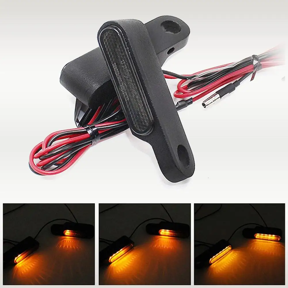 

Сигнальные мини-лампы для мотоциклов, мигающая лампа с потоком воды, светодиодные индикаторы на руль, индикатор поворота