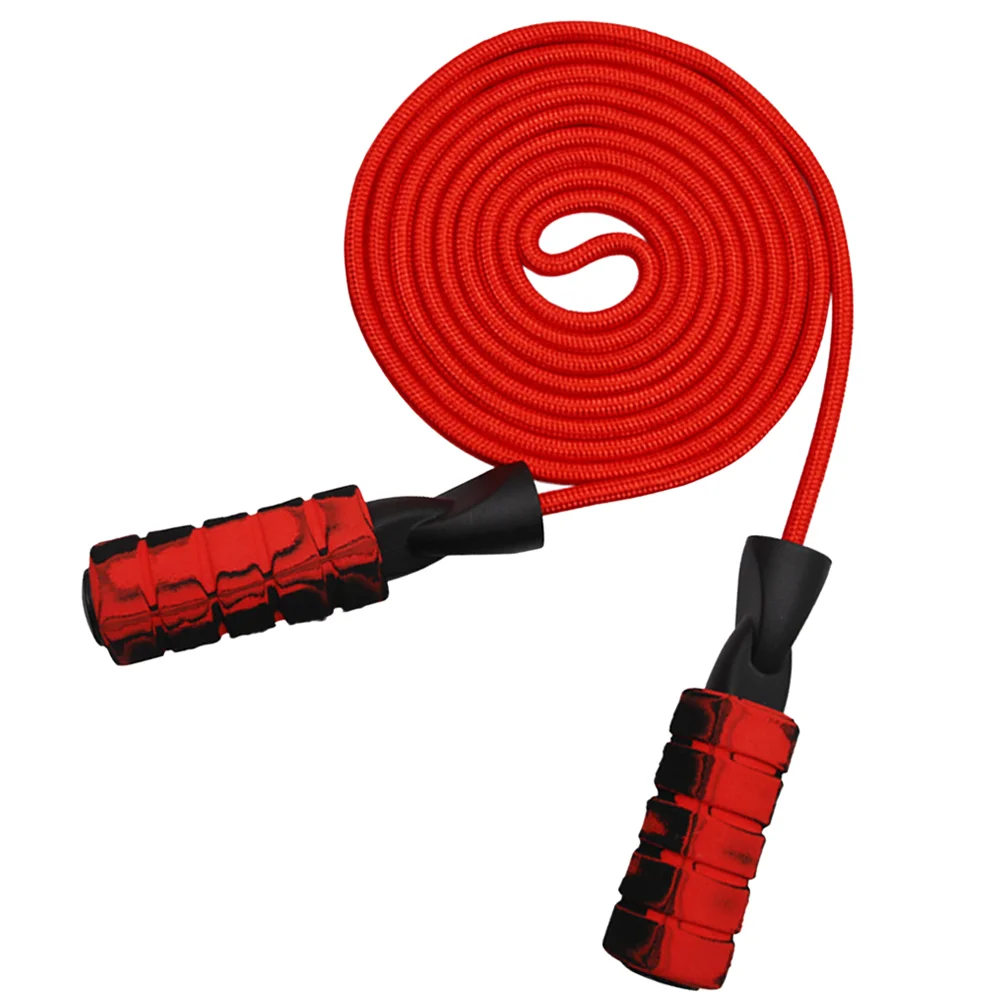 

Duplex Bearing Jump Ropes Weighted Skipping Rope Professional Sports Equipment for Adults Students (7mm, Red)