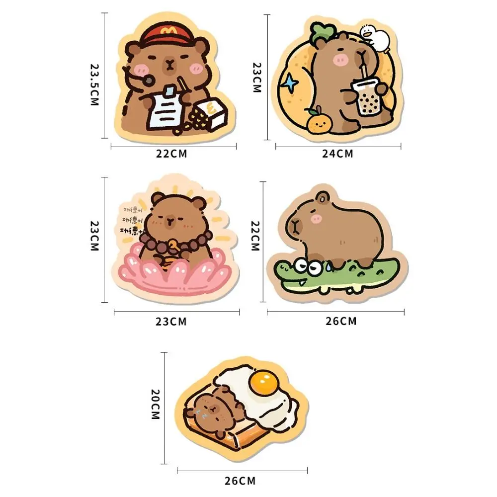 Высококачественный коврик для мыши kapiбара нескользящий игровой креативный