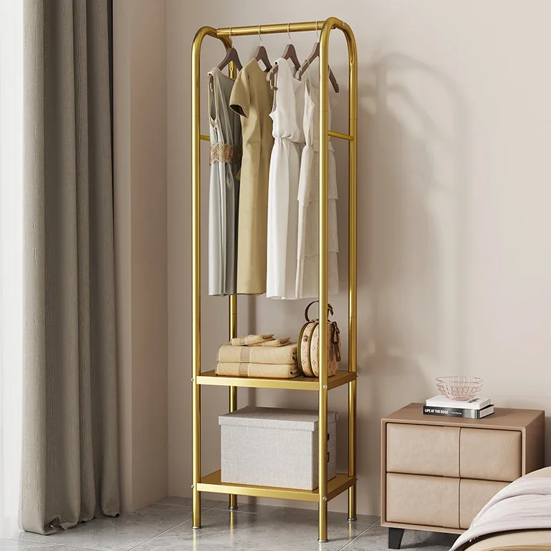 

Золотая вешалка для одежды для спальни, промышленные металлические вешалки, Минималистичная вешалка для одежды, эстетическая мебель для зала