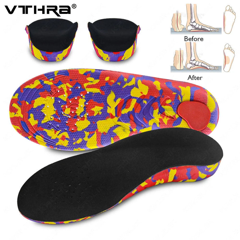 Kid Orthotics Insoles Leg Health High Quality Correction Care Flat Foot Arch Orthopedic Children Insole Support Sport Shoes Pads