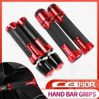 motorcycle handlebar grip handle hand bar grips ends universal for honda cb190r 190r 2015 2016 2017 2018 cbr125rr 150r 2004 2010