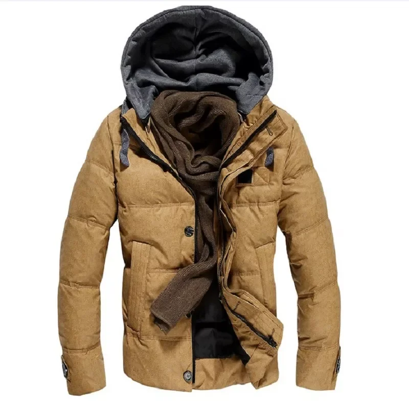 

Free shipping 2022 Men's Jackets Thin Down Cotton Jacket Men's Solid Color coat