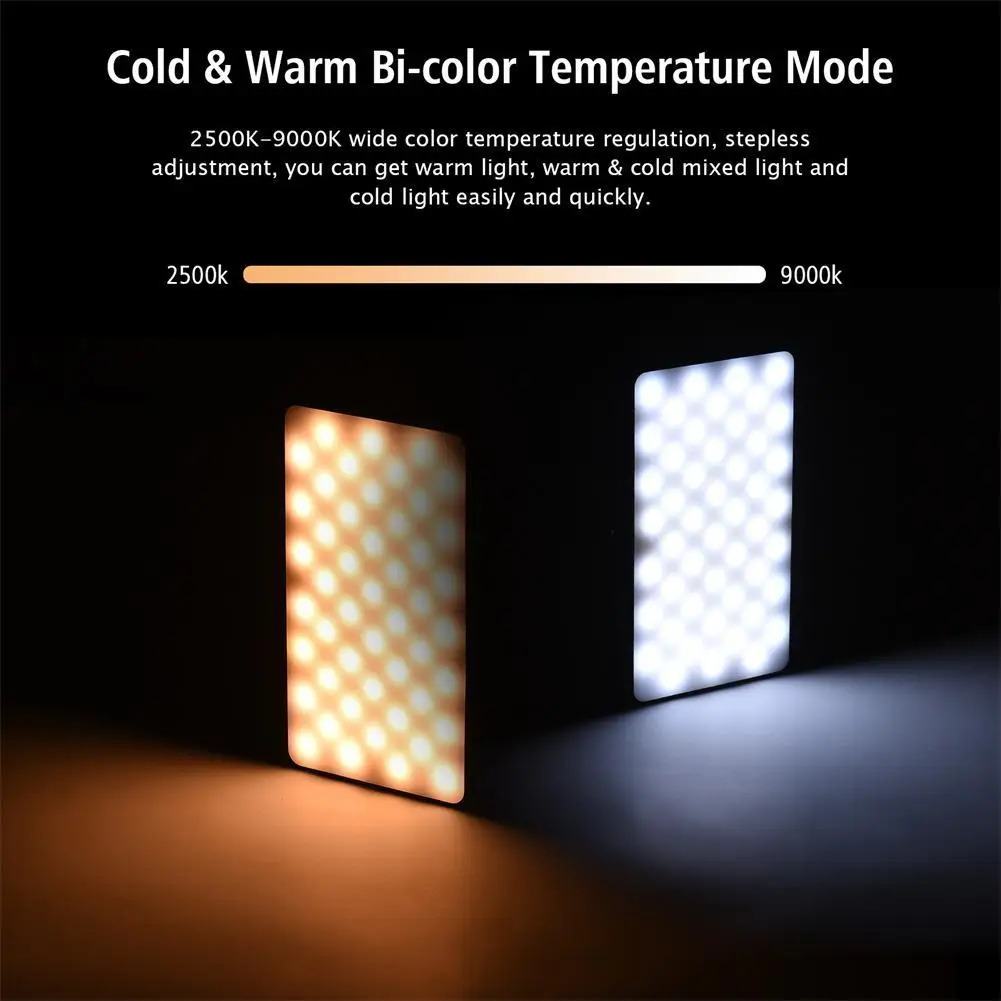 Светодиодная лампа RGB для видеосъемки фотография световая панель CRI95 + 2500-9000K