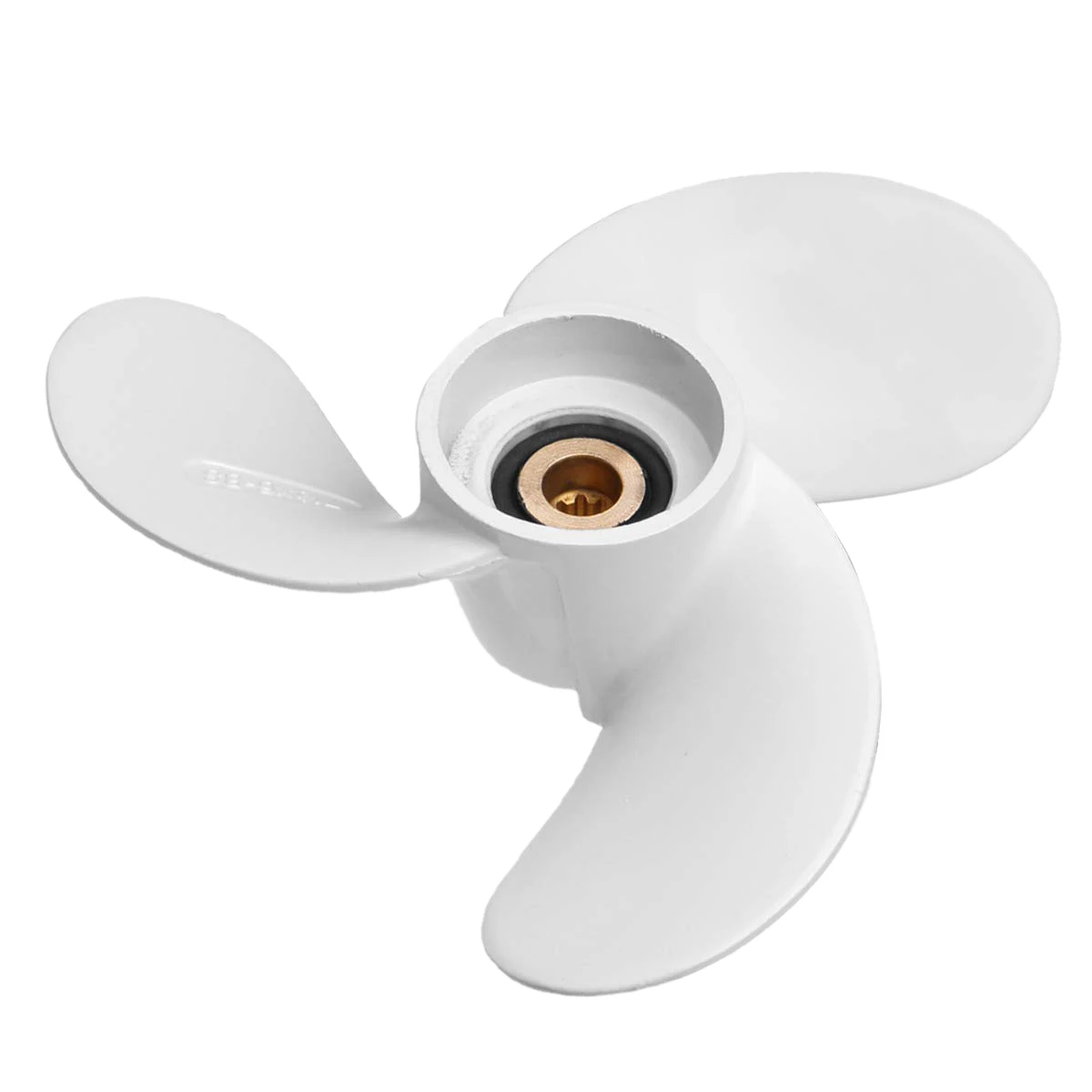 

6L5-45943-00-EL Aluminum Alloy Marine Boat Outboard Propeller 7 1/4 x 6 for Yamaha 2.5-3Hp 9 Spline Tooth 3 Blades R Rotation