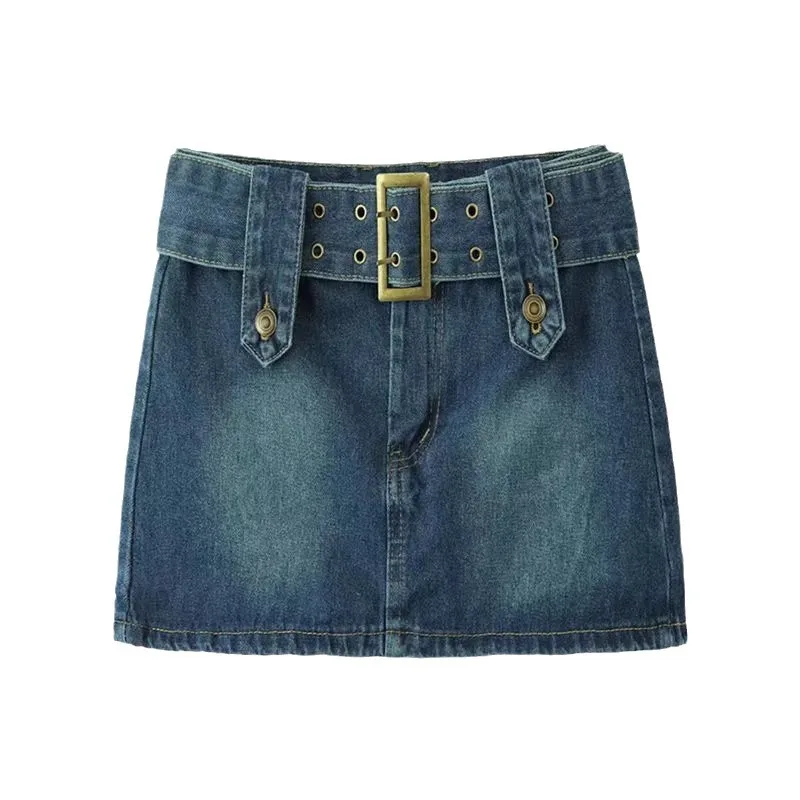 YrightMwrong Женские джинсовые шорты blue