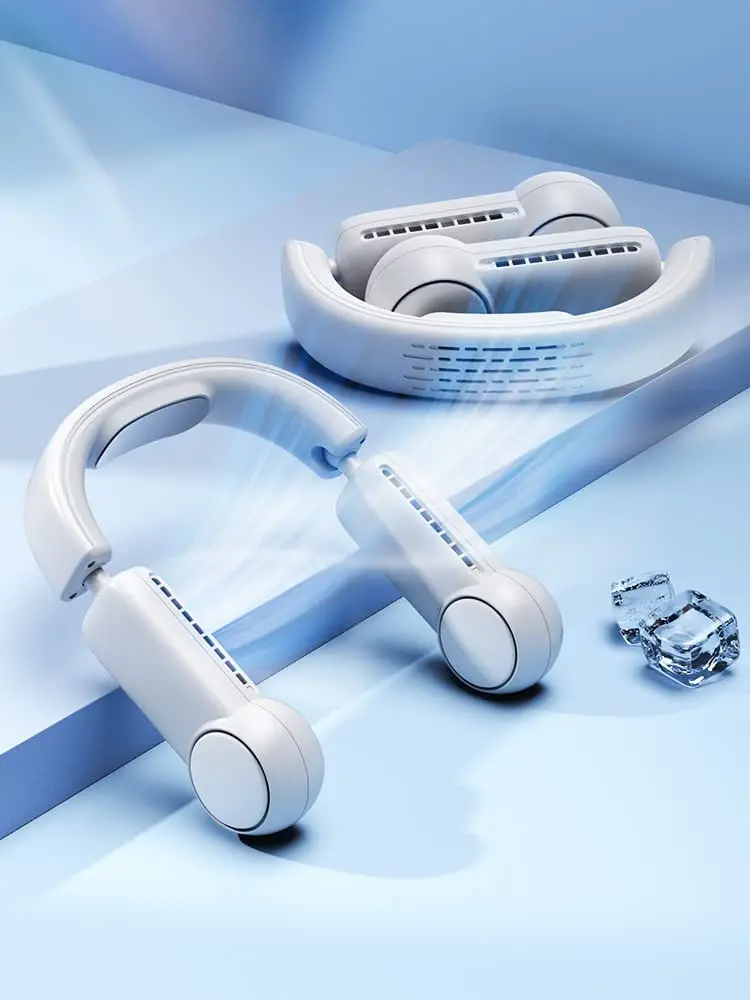 

Портативный шейный мини-вентилятор, подвесной шейный вентилятор, USB-зарядка, кондиционер для рук, без лопастей, для спорта, путешествий, офис...