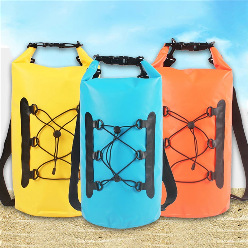 

Waterproof Outdoor Backpack Dry Bag Swimming Bag Roll Top Dry Sack Dry Backpack Water Floating Bag For Boating Fishing Surfing