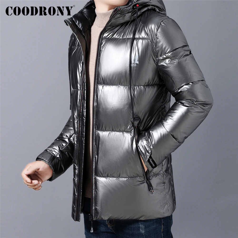 COODRONY Brand Thick Warm Parkas Men's Winter Jackets Zipper Hooded Coat Men Clothing Fashion Casual Streetwear Overcoats Z8144