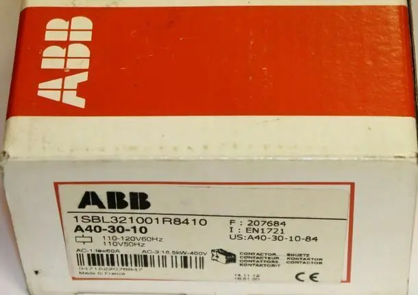 # LL 1 шт. Φ A403010 ABB контактор 220 В переменного тока