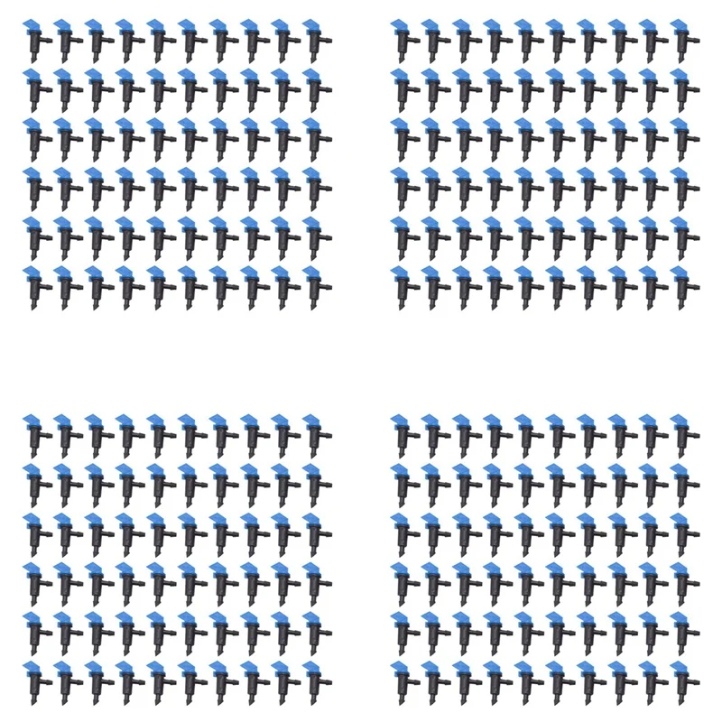 

240 Pieces Irrigation Drip Emitter Garden Flag Irrigation Dripper, Trees And Shrubs (Blue Black,2GPH)