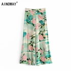 Винтажные шикарные женские брюки с широкими штанинами и цветочным принтом журавлей, женские свободные длинные брюки из вискозы и хлопка в стиле бохо, большие размеры