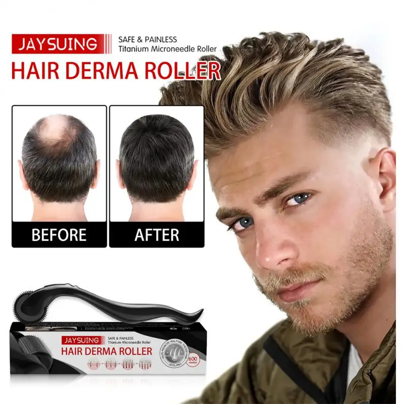 

Jaysuing Hair Micro Roller Promotes Healthier Thicker Hair Re-Growth Care Microniddle Mesotherapy Safe Painless Scalp Treatments