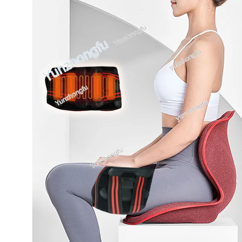 

Graphene Massage Belt Waist and Abdomen Branch with Far Infrared Heating Intelligent Hot Compress Belt Vibration Slimming