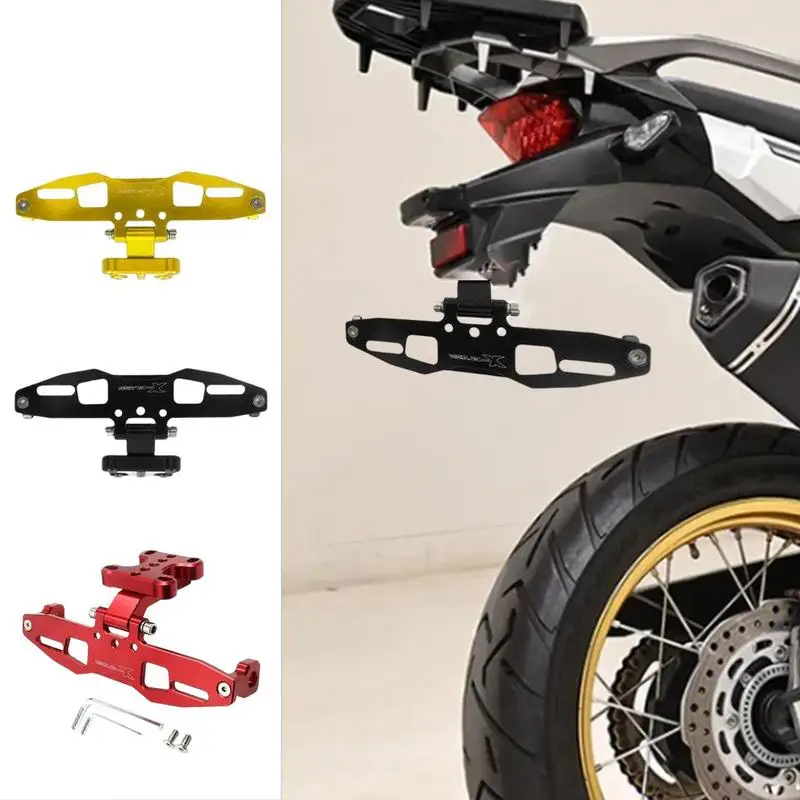 

Держатель номерного знака мотоцикла, Кронштейн номерного знака из алюминиевого сплава с винтами, Аксессуары для мотоцикла