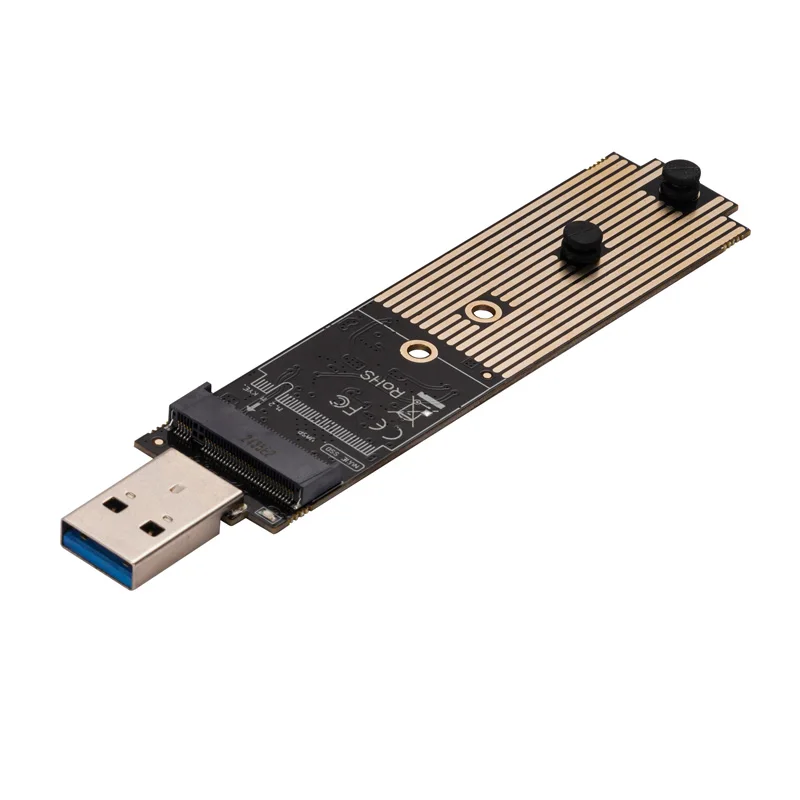 Внешний адаптер NVME M.2 M Key to USB 3.2 GEN2 10 Гбит/с SSD-адаптер JMS583 Поддержка чипа 2230 2242 2260 2280