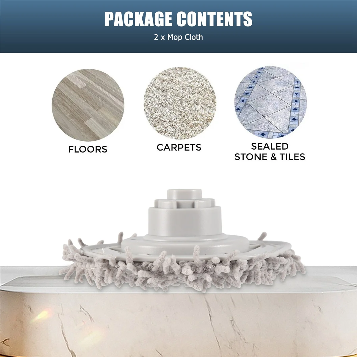 2 шт. тряпка для швабры Xiaomi Dreame Bot W10 подметальный робот-пылесос аксессуары