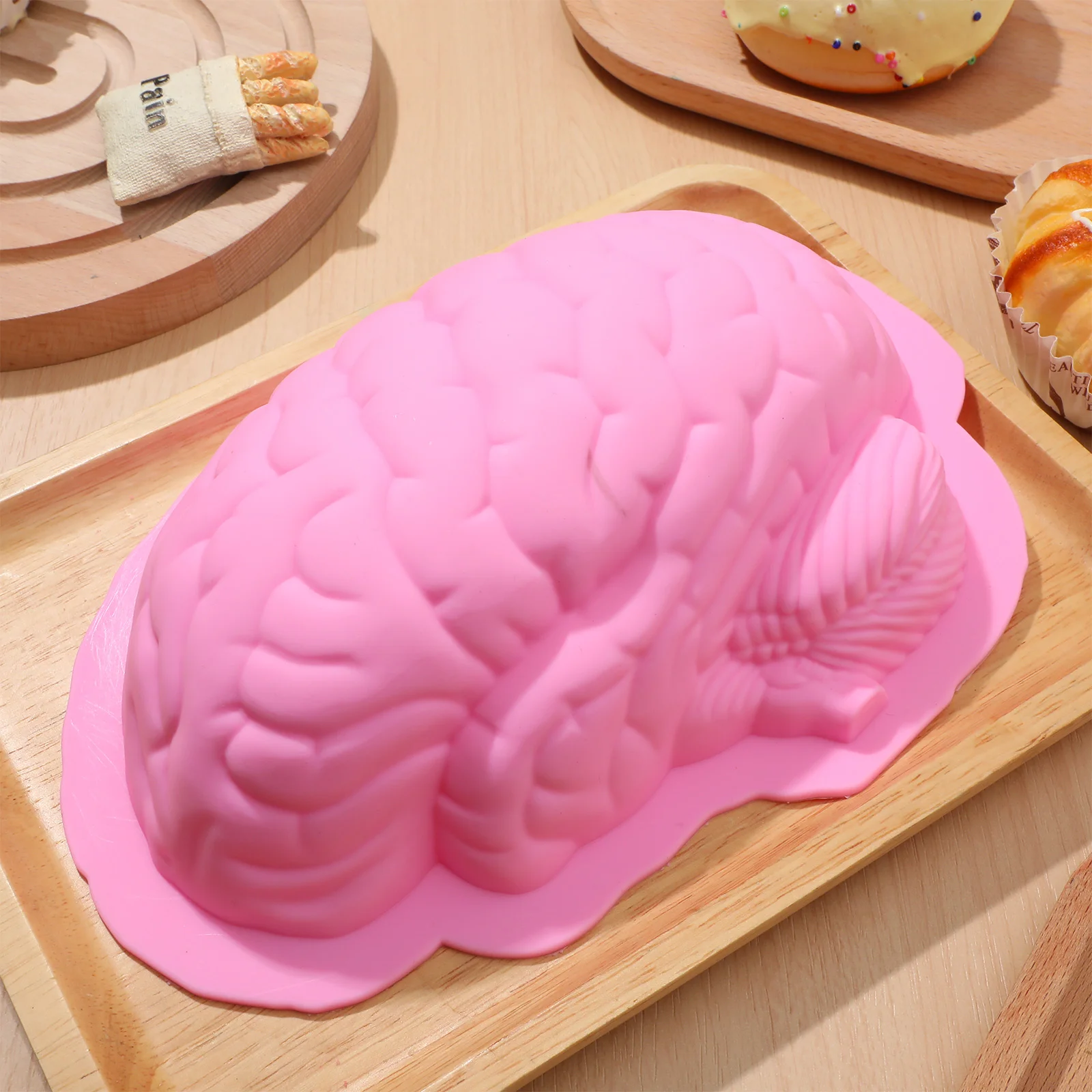 Форма для мозкового торта шоколадные формы силиконовая сковорода Хэллоуина