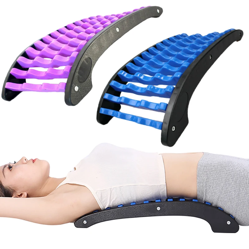 

Stretch Equipment Back Massager Stretcher Fitness Lumbar Support Relaxation Mate Spinal Pain Relieve Chiropractor Message Tools