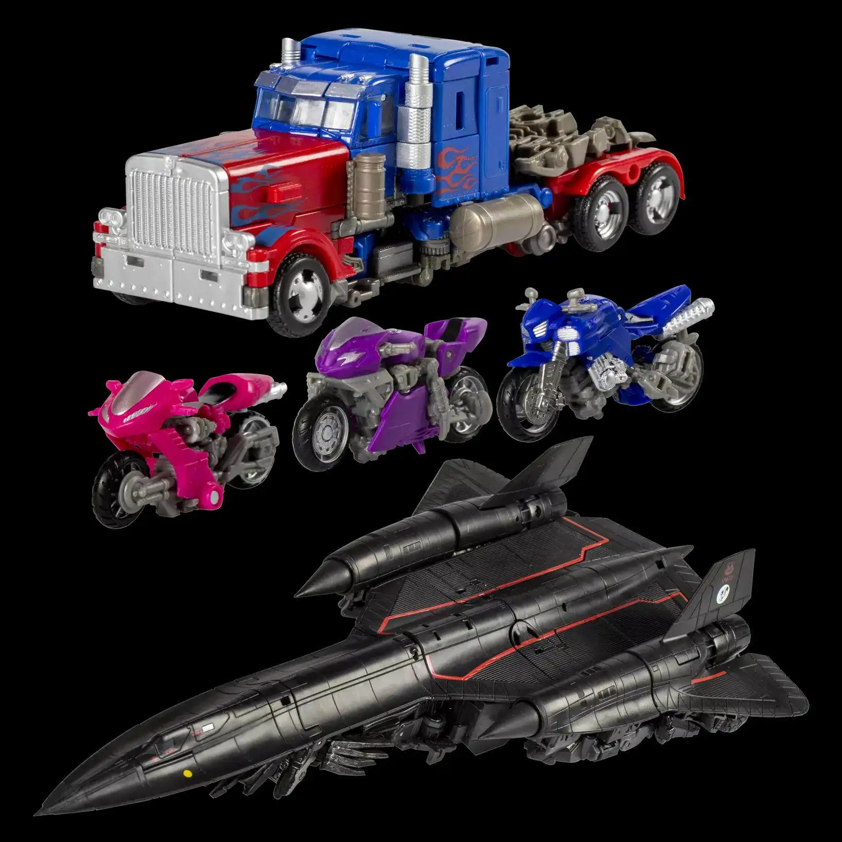 Фото В наличии: Оригинальный набор Transformers Studio Series SS ROTF — Jetfire, Оптимус Прайм, 3 сестры. Коллекционная фигурка, игрушка, декор. №3