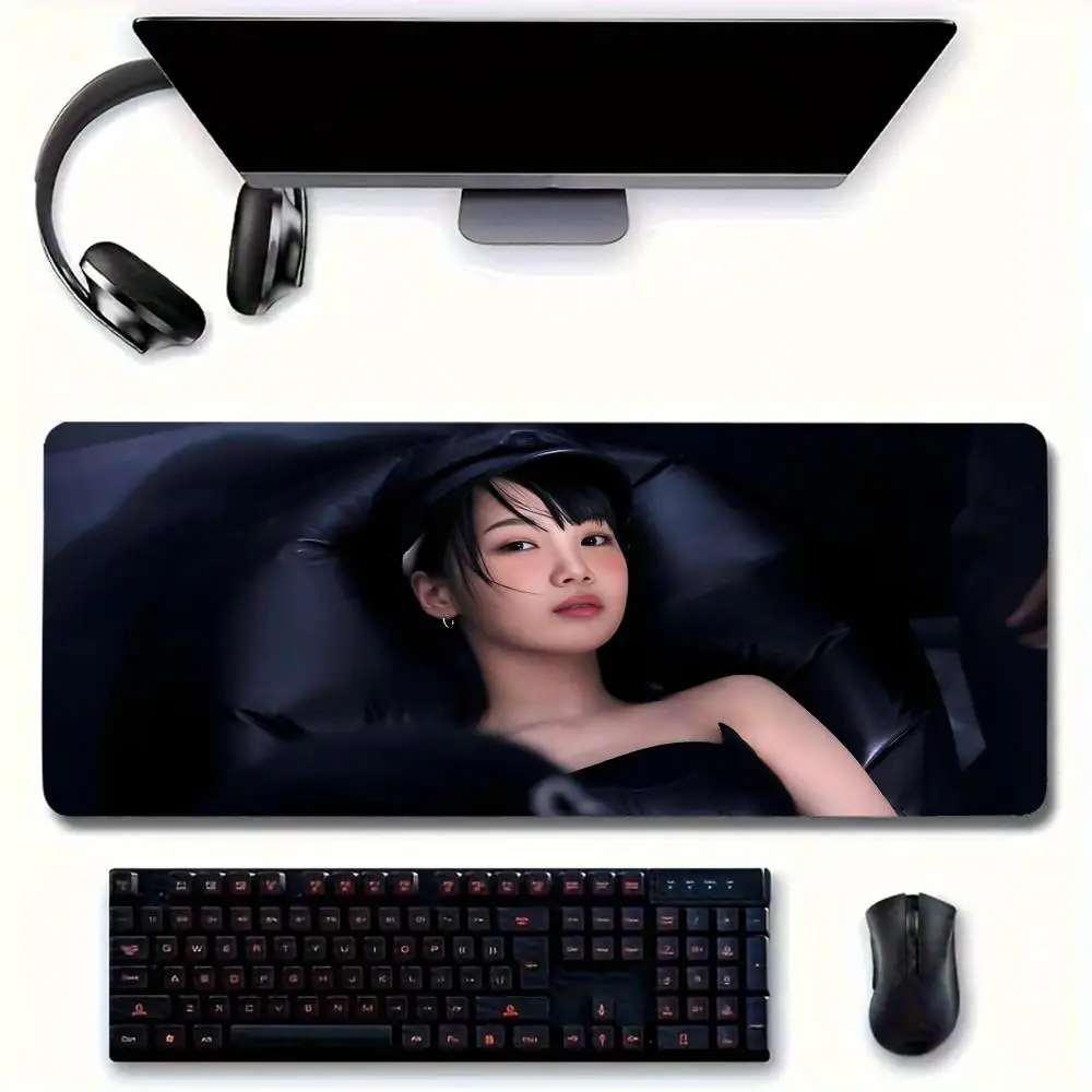 Singer About K-Kim C-Chaewon MINISO Mouse Pad Large pad for home office Waterproof desk Computer Keyboard pa
