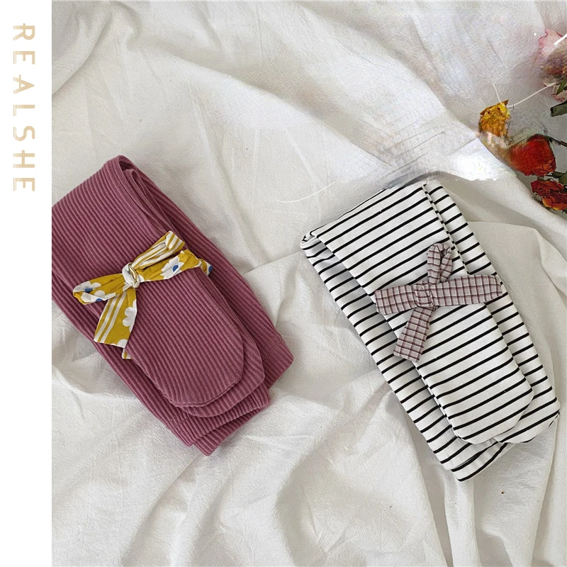 

Kids Girls Tights 2023 New Children Pantyhose Striped Bow Knitted Baby Girls Tights 2023 New Leggings Tights for Girls