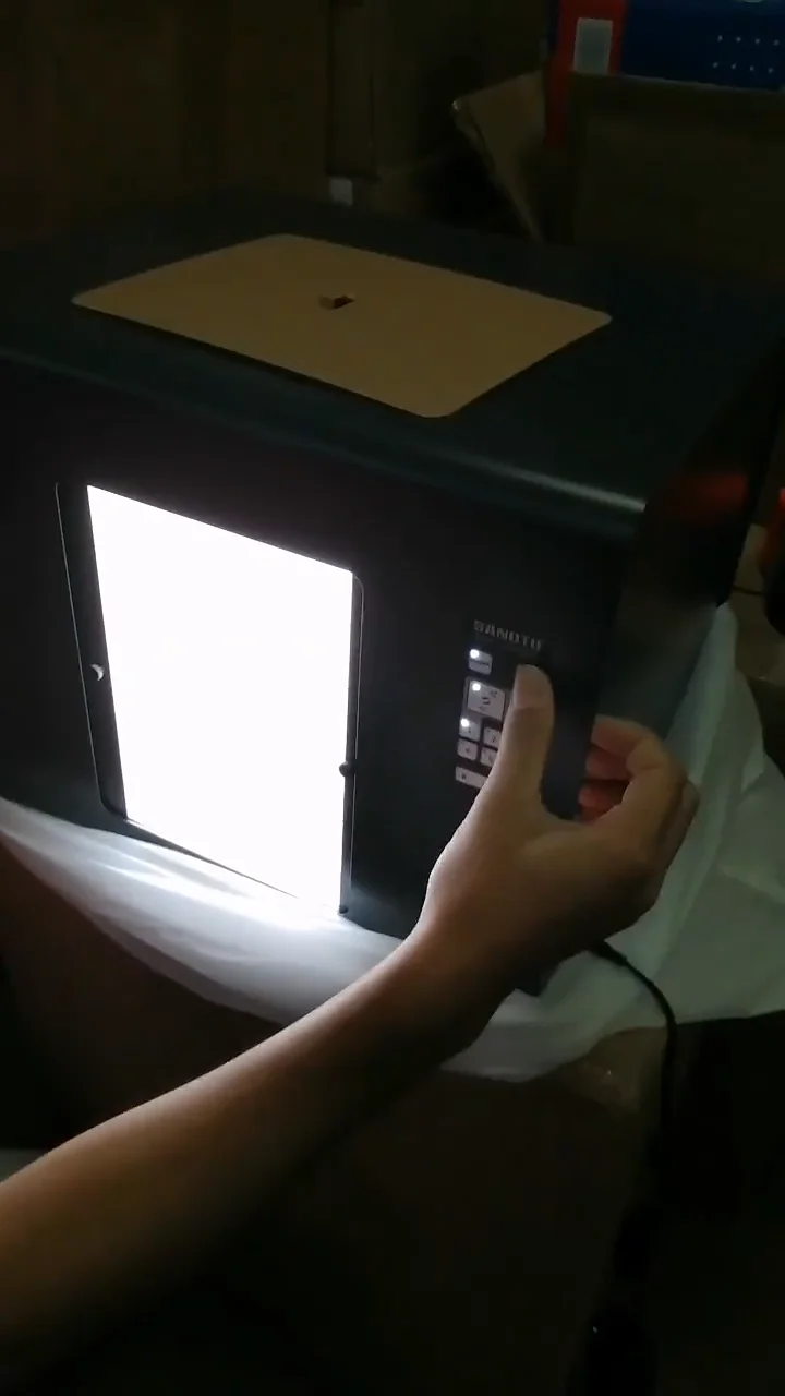 

B430 Photo studio light box metal digital photography cube photo shooting tent kits with RGB lights for jewelry diamonds