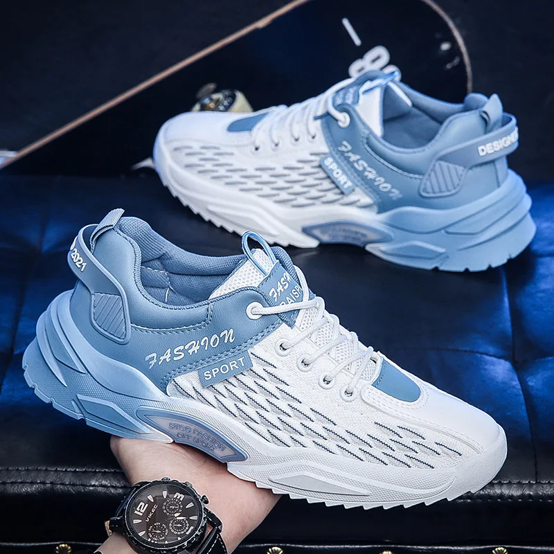 

NEW 2023Men Comfortables Breathable Mesh Casual Lightweight Running Wear-resistant Gym Shoes Sneakers Jogging running shoes men