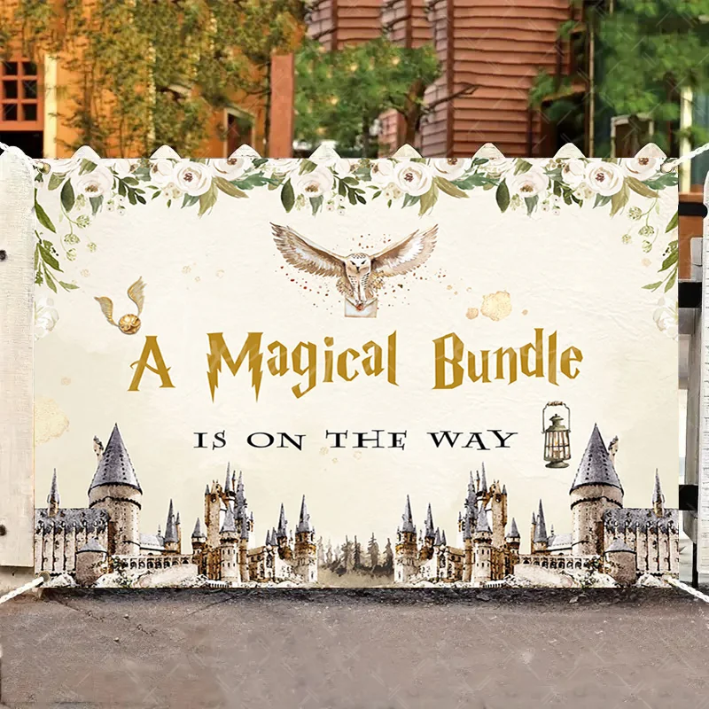 Волшебный пучок пол раскрываемый фон волшебный замок книга Сова акварель