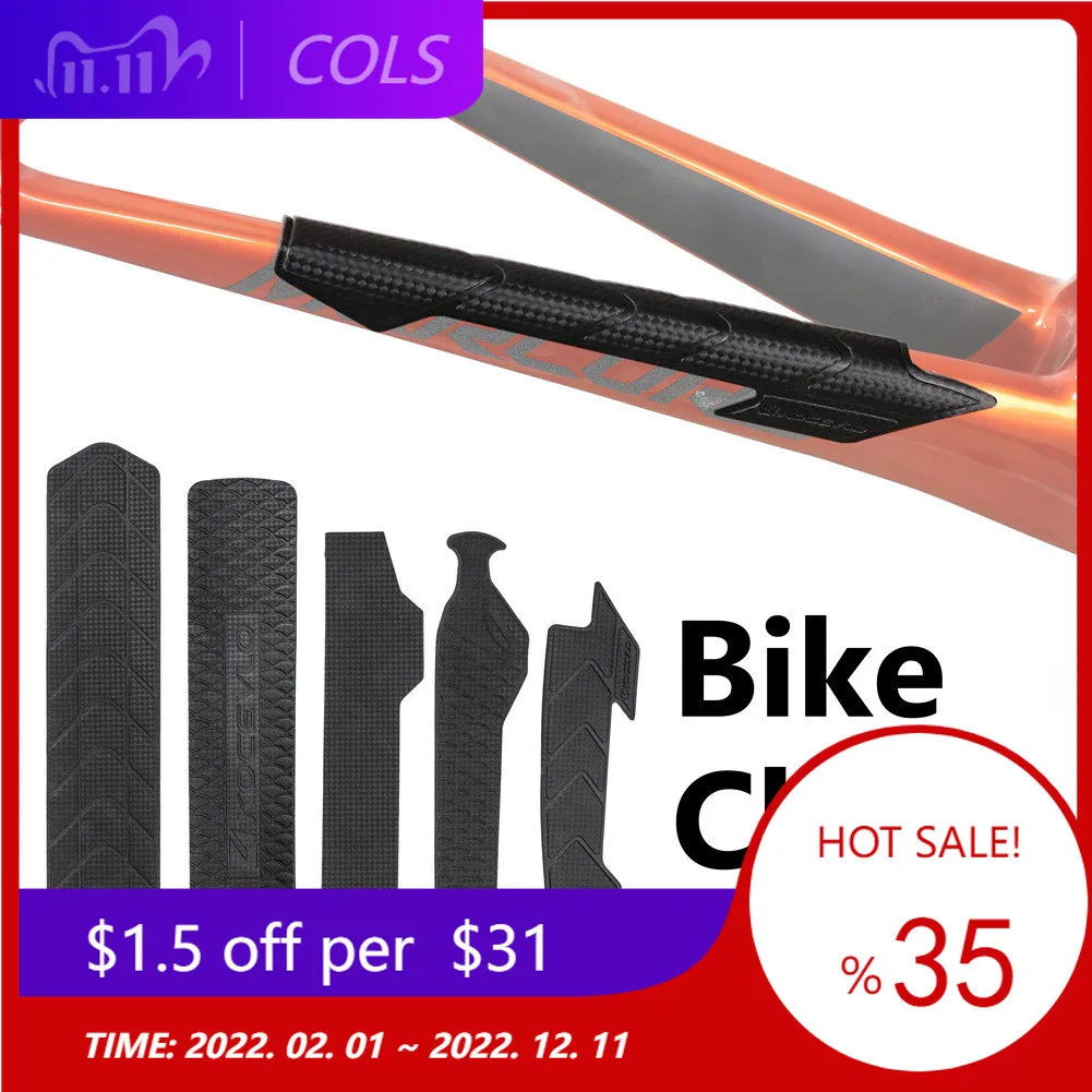 

Bike Chain Posted Guards Frame Scratch-Resistant Protector Chain Protector EV+PU Frame Protective Sticker Bicycle Accessories