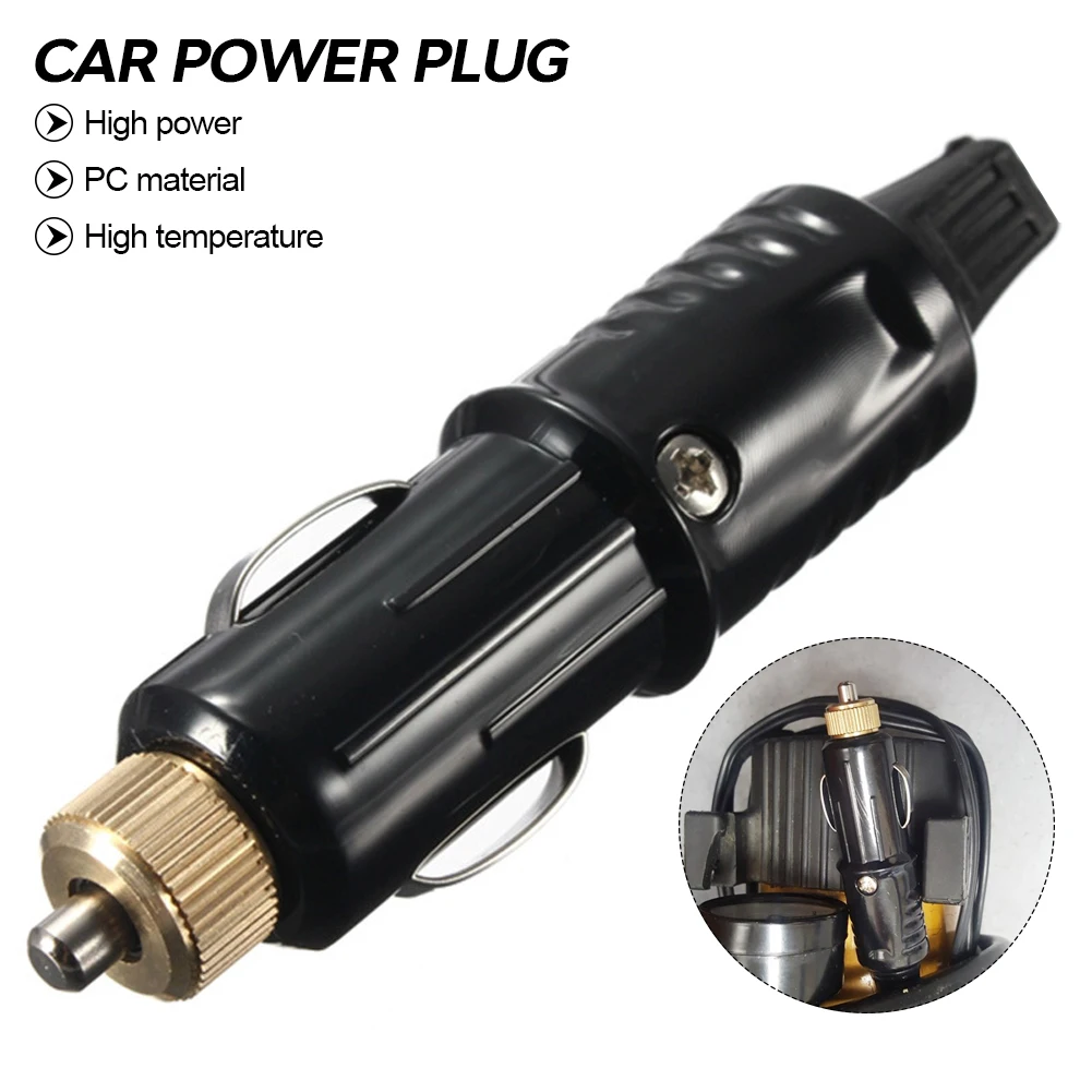 

12V/24V/48V Universal High Power Cigarette Lighter Plug Car Cigarette Lighter Replacement Power Plug Adapter Charger