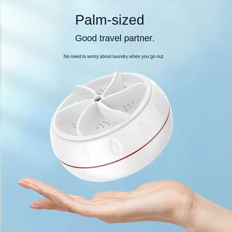 Портативная турбо-стиральная машина Мощная мини-ультразвуковая стиральная
