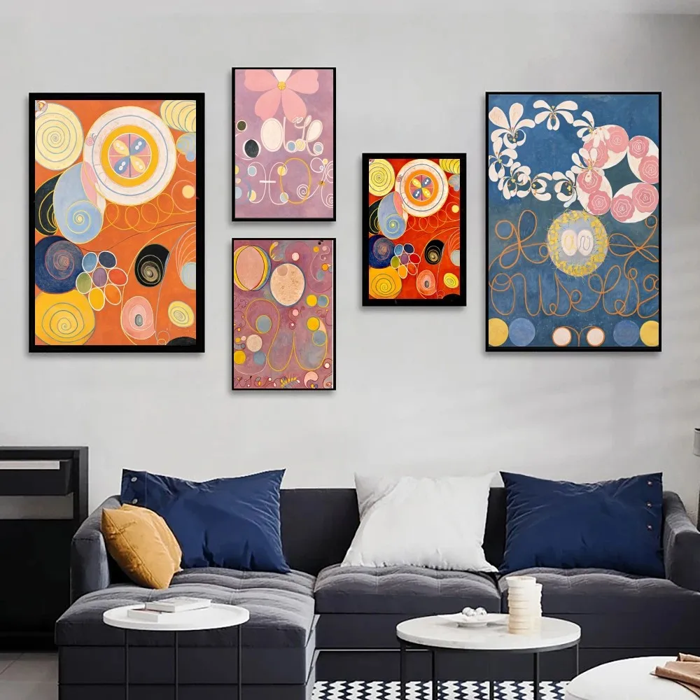 Hilma Af Klint живопись художественный постер настенное искусство домашний декор
