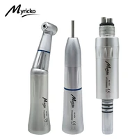 dental equipment inner water channel low speed handpiece set contra angle air motor straight head push button 4 holes or 2 holes