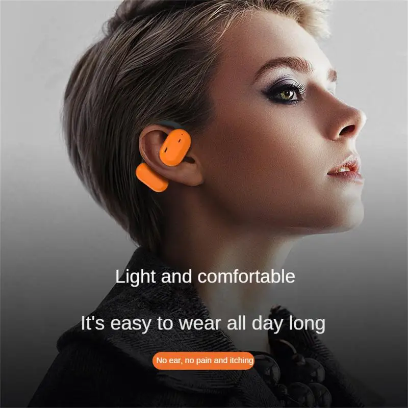 

Plastic Earphone Long Range Touch Control Headset Faster Transmission Clearness Sports Headset Open Earphones