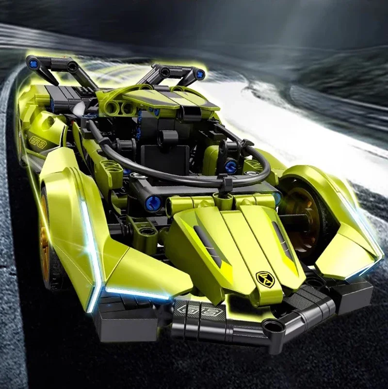 Конструктор-головоломка SEMBO Storm модель спортивного автомобиля равномерная копия